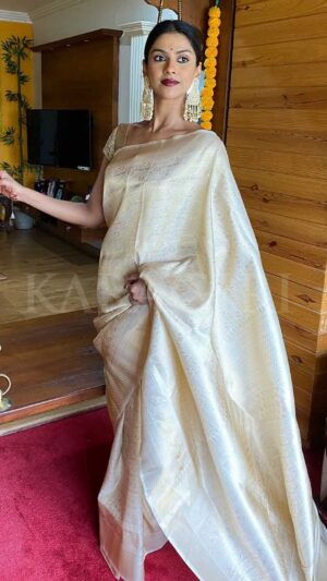 Swarda Thigale Kanjivaram Saree